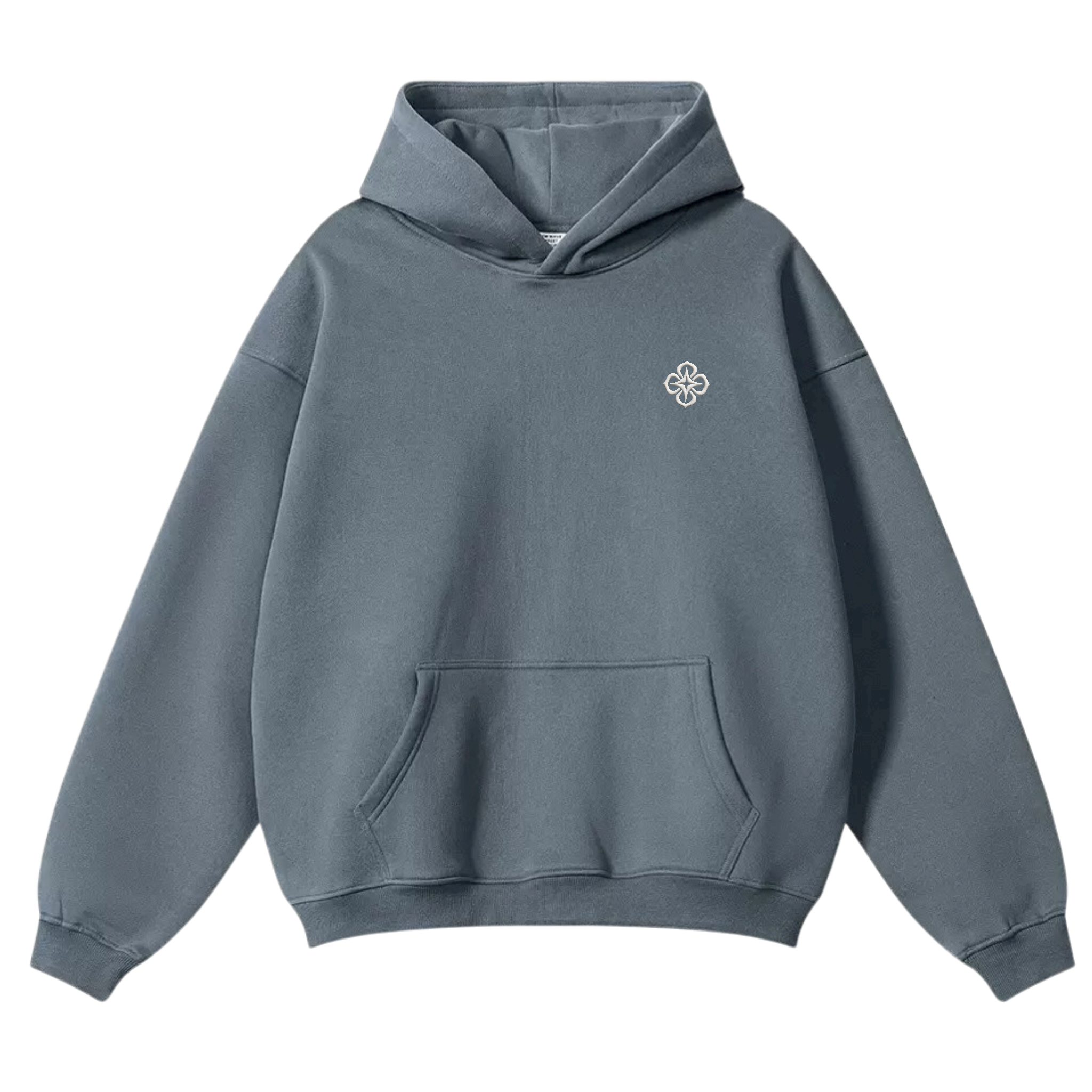 HAZE BLUE LOGO HOODIE