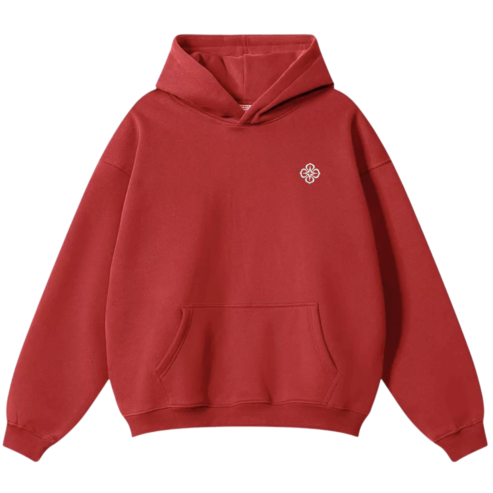 RED LOGO HOODIE