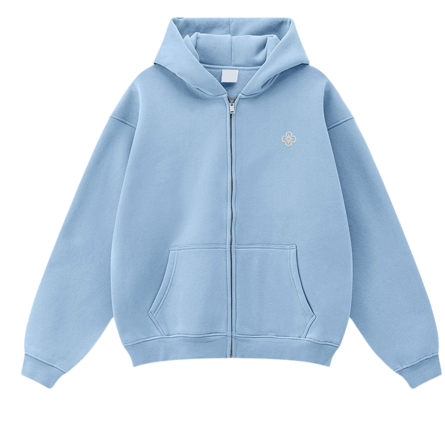 DARK GREY LOGO ZIP-UP