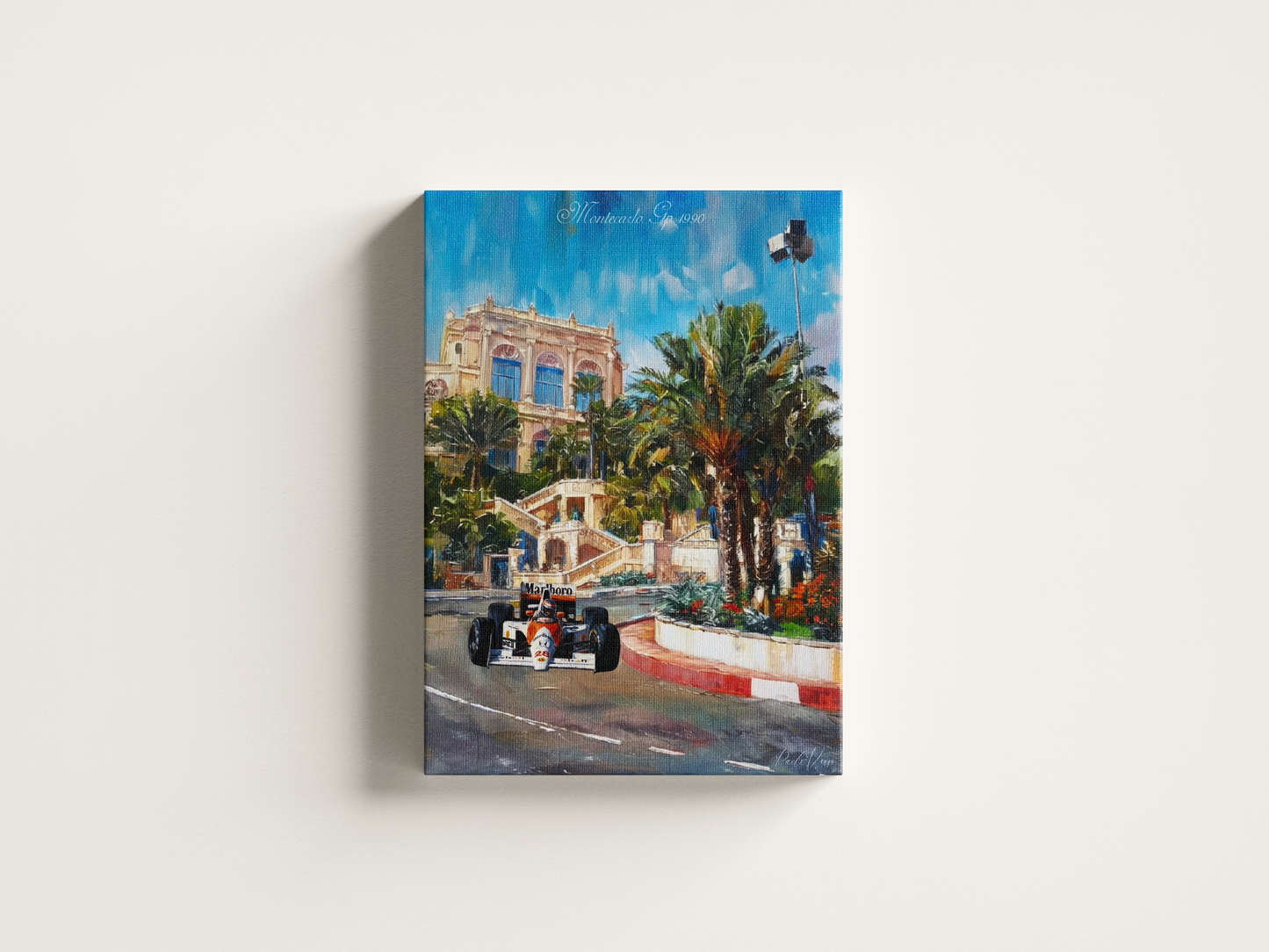 MONTE-CARLO F1 1990 CANVAS