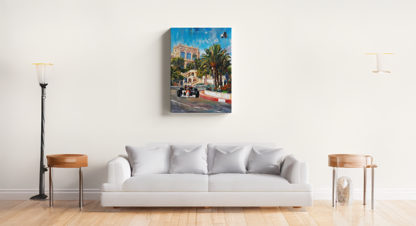 MONTE-CARLO F1 1990 CANVAS