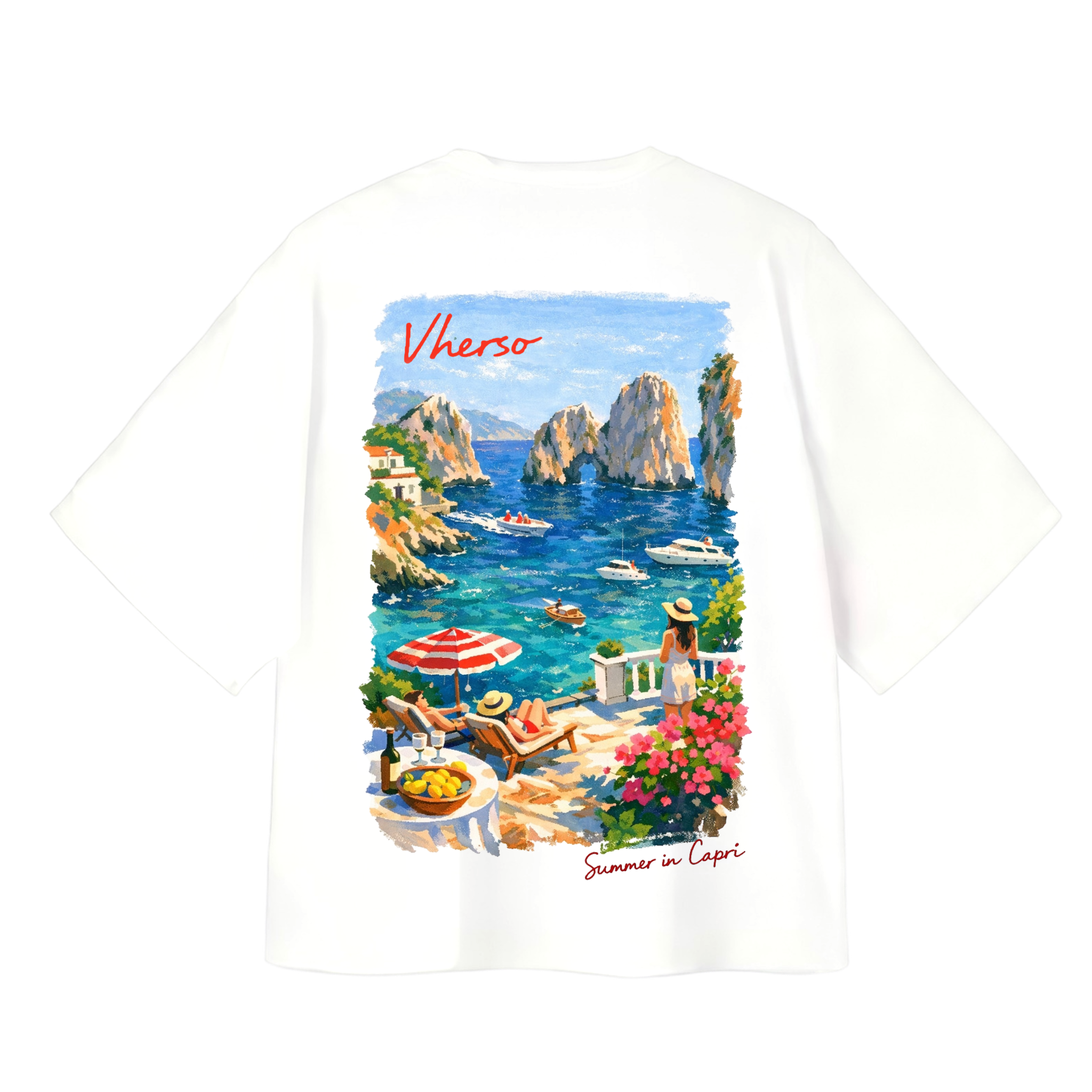 VHERSO SUMMER IN CAPRI TEE