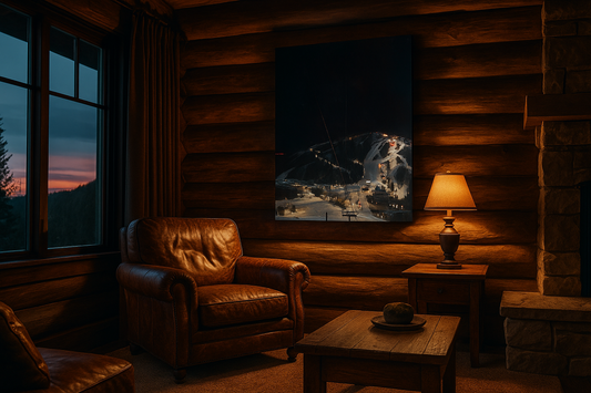 MIDNIGHT SLOPES CANVAS