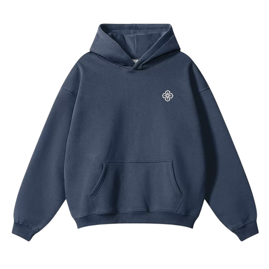MIDNIGHT BLUE LOGO HOODIE