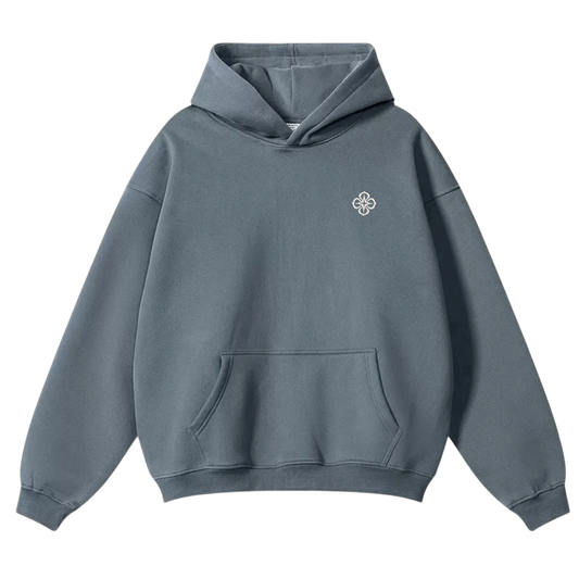 BROWN LOGO HOODIE