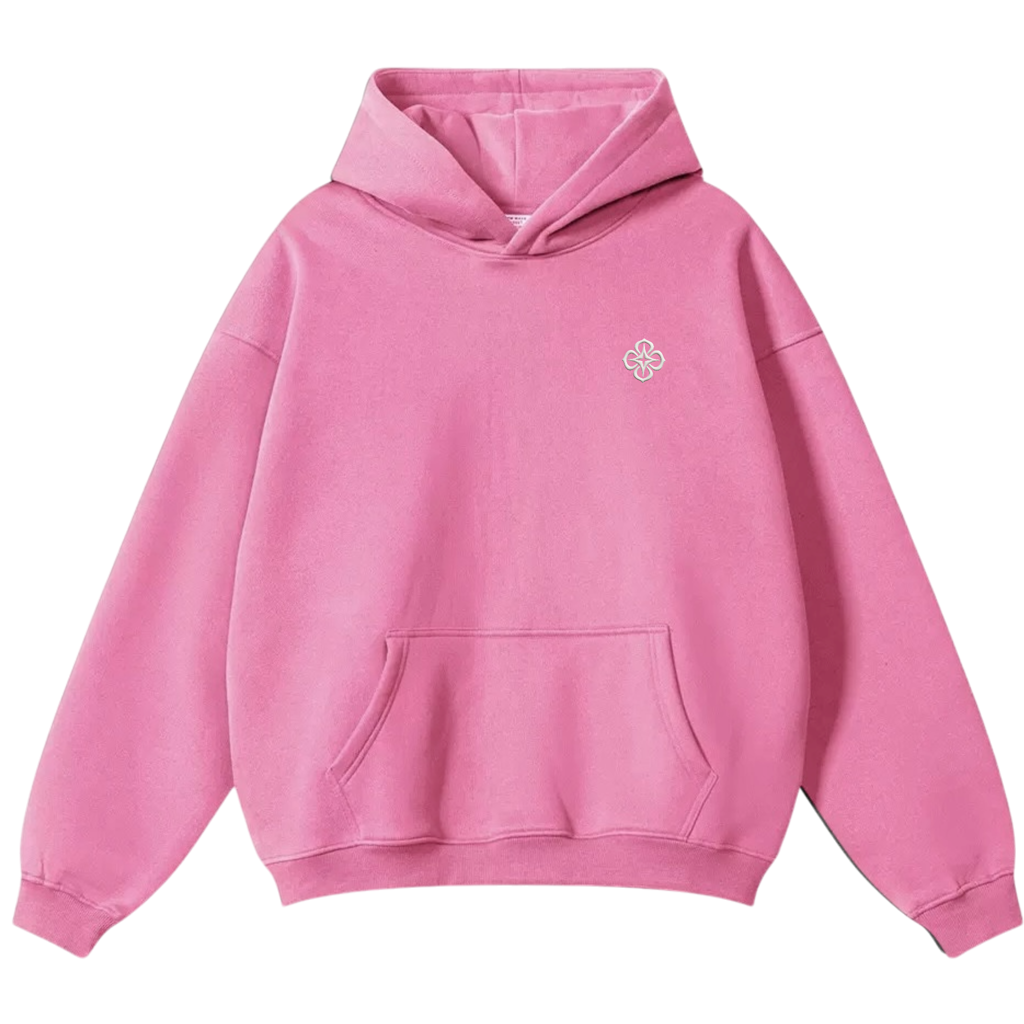 ROSE PINK LOGO HOODIE