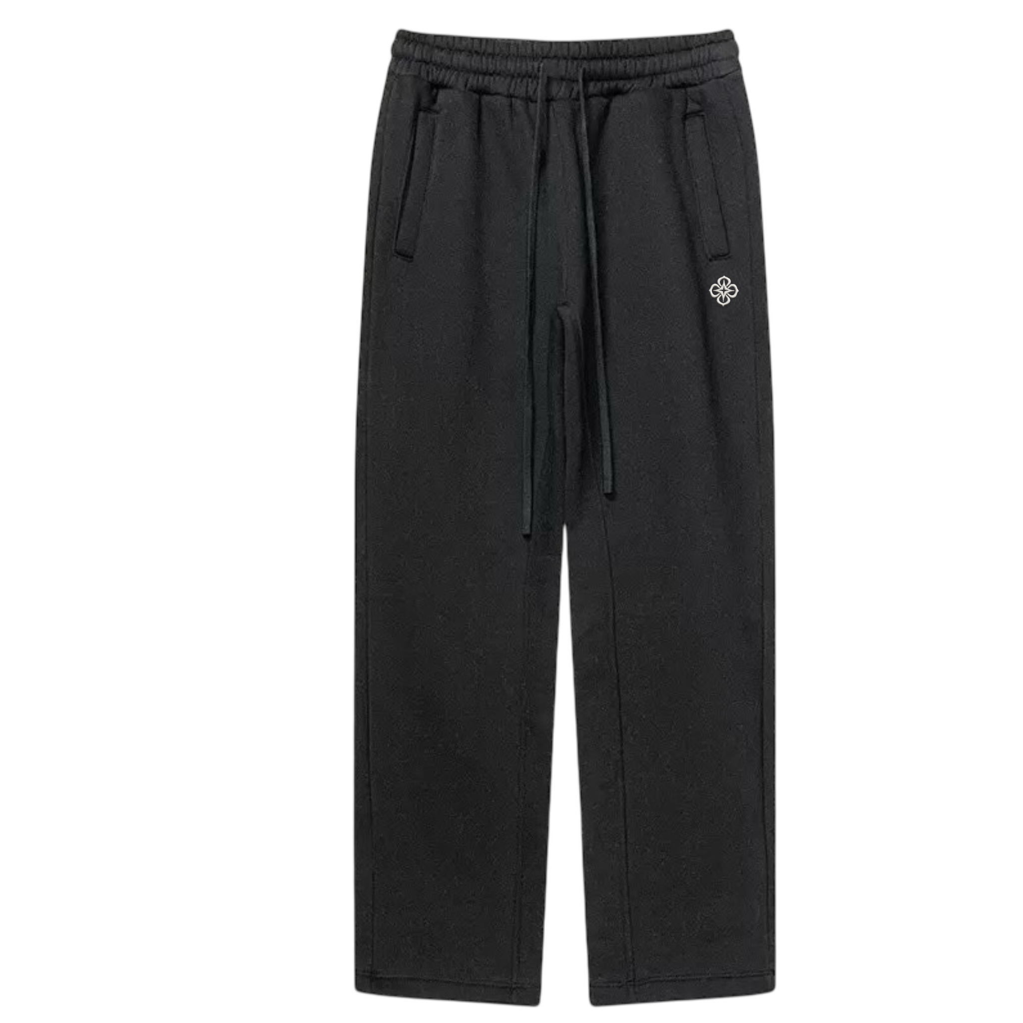 BLACK LOGO PANTS