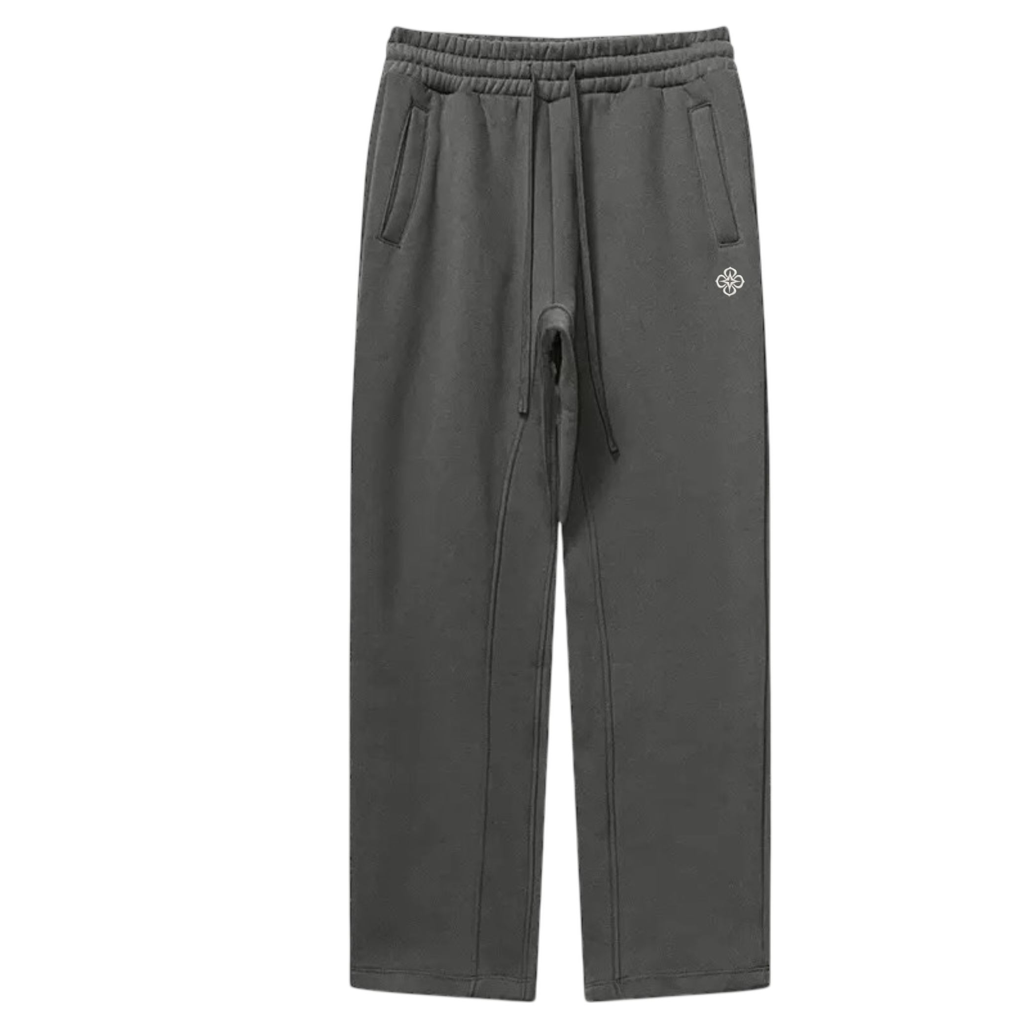 DARK GREY LOGO PANTS
