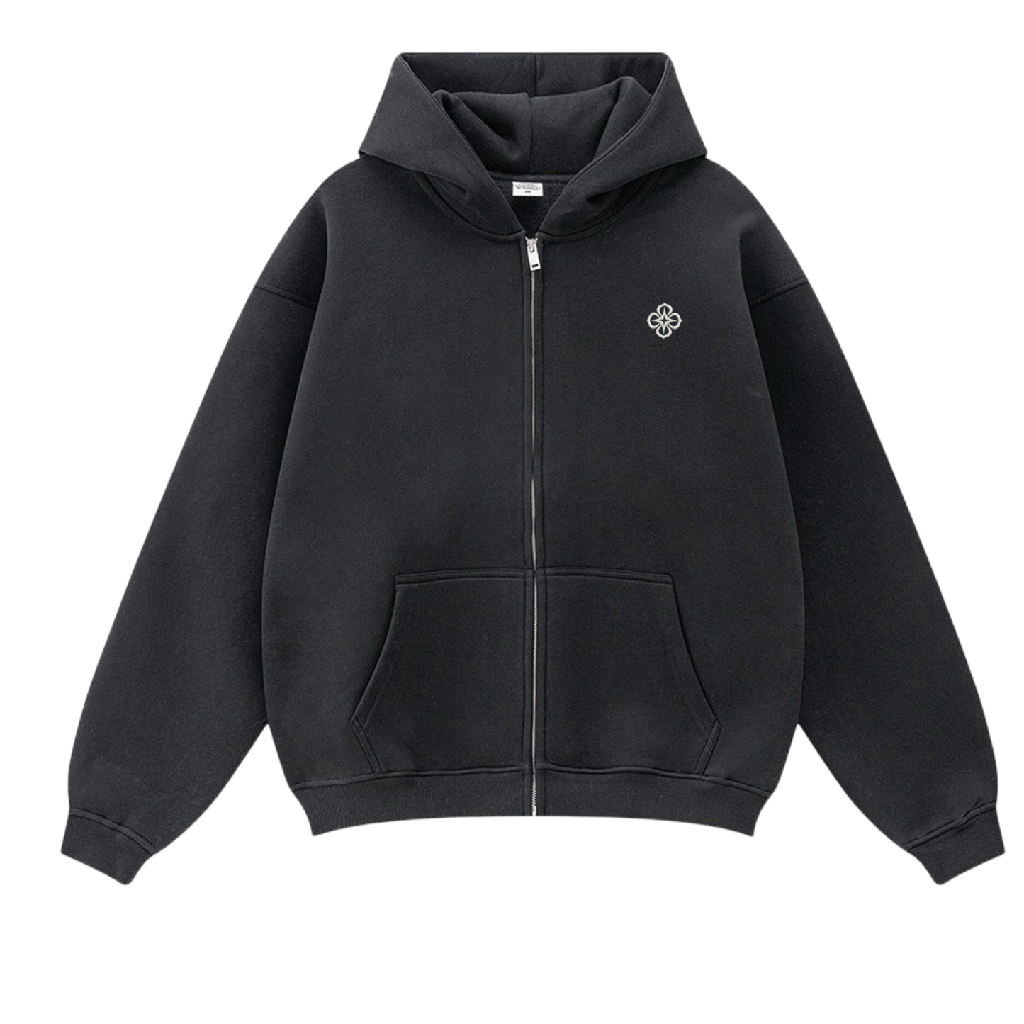 MEDIUM BLUE LOGO ZIP-UP