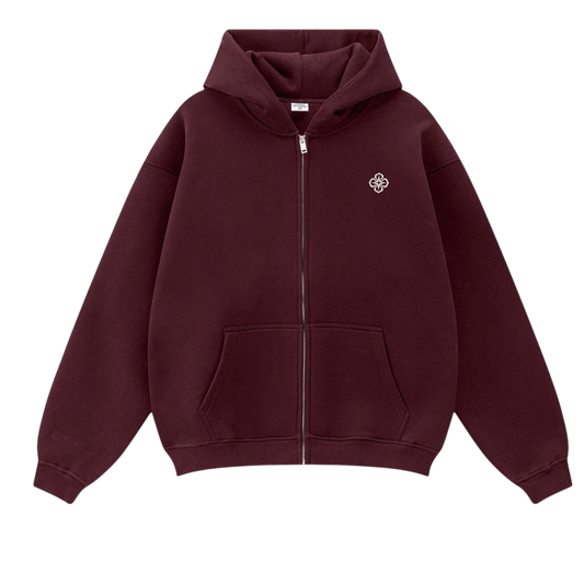 MIDNIGHT BLUE LOGO ZIP-UP