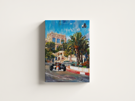 MONTE-CARLO F1 1990 CANVAS